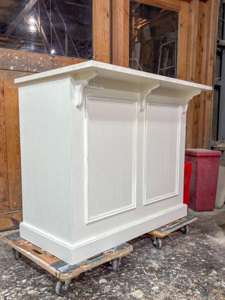 W1000、D600、カウンター天板が16cm飛び出ています。