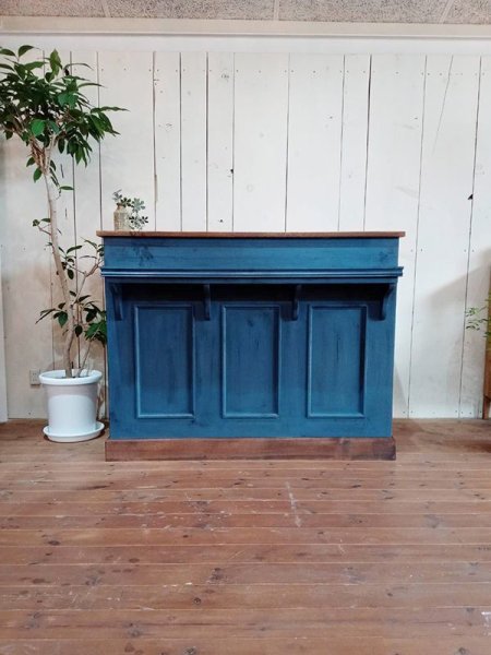 画像2: オーダーメイドキッチンカウンター40 ダイニングカウンター (アンティーク調・W1300) (2)