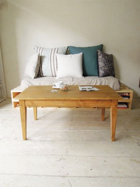 画像2: パインローテーブル　  (2)