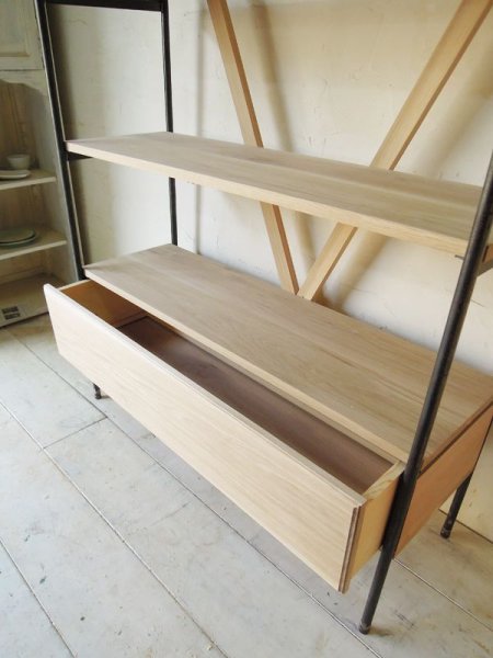 画像5: オーク×アイアン ディスプレイシェルフ   (5)