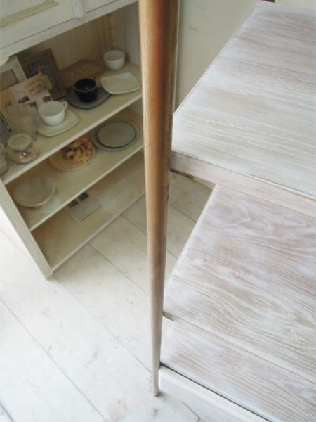 画像5: オーク×真鍮 ディスプレイシェルフ4段   (5)