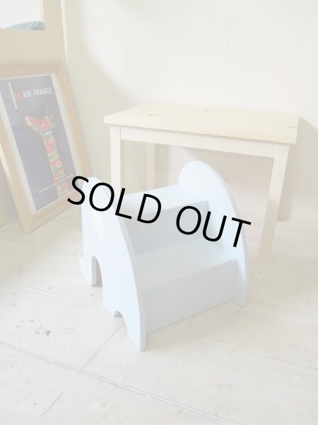 画像2: 動物さんスツール・ゾウさん 〈子供用踏み台/ステップ〉 (2)