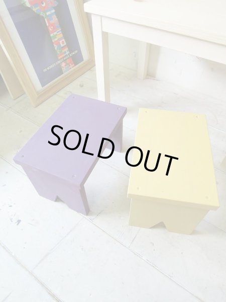 画像3: キッズスツール 〈子供用踏み台/ステップ〉 (3)