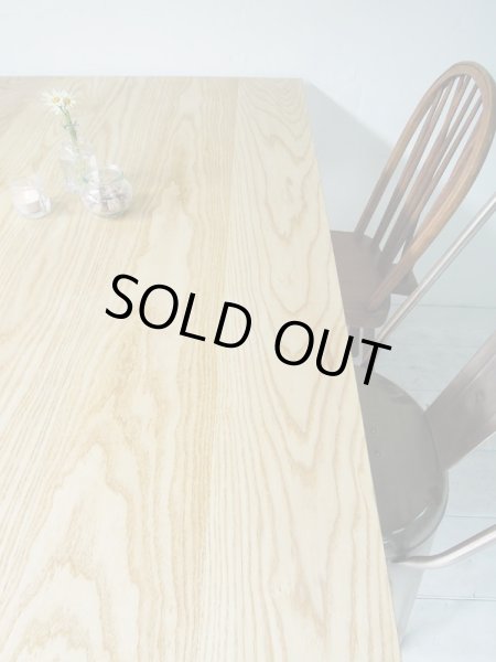 画像2: 1点限り アイアンレッグダイニングテーブル   (2)