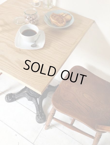 画像5: スクエアテーブル鉄脚   (5)