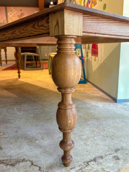 通常のろくろ足の倍ほど太いろくろ足「極太」