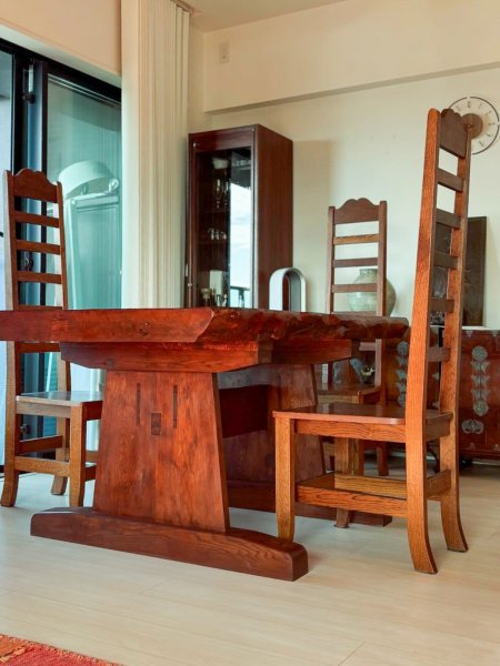 ご実家の思い出のテーブルを、小さくしてご新居に。