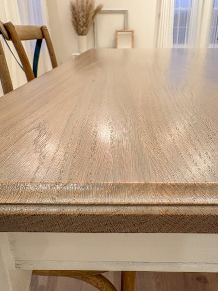 天板は艶消しウレタンで耐水仕上げ。