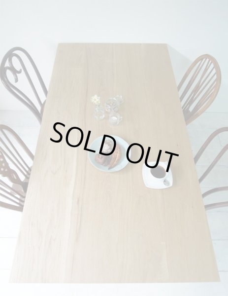 画像3: 2本鉄脚ダイニングテーブル   (3)