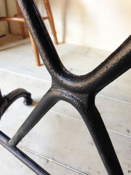 画像3: 幅広アイアンテーブル   (3)