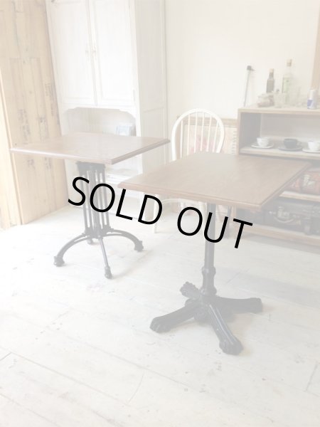 画像2: スクエアテーブル鉄脚・ウレタン仕上げ　  (2)