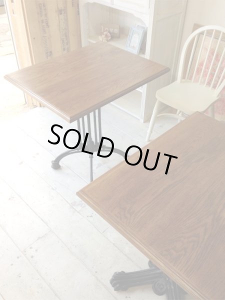 画像3: スクエアテーブル鉄脚・ウレタン仕上げ　  (3)