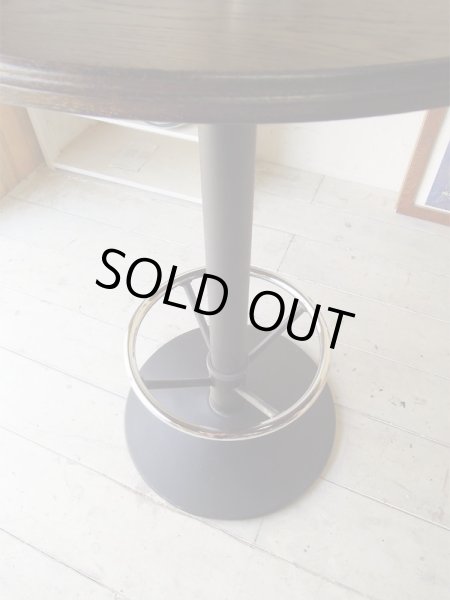 鉄脚ラウンドテーブル(バー用)