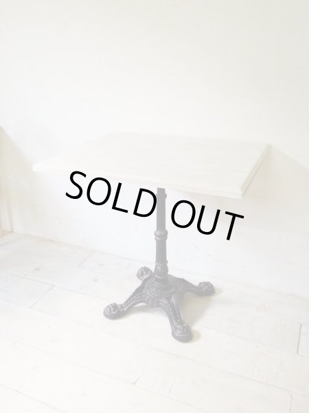 画像5: スクエアテーブル鉄脚   (5)