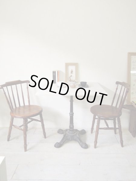 画像4: スクエアテーブル鉄脚   (4)