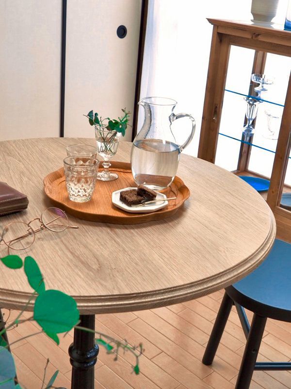 おうちカフェを楽しむラウンドテーブル直径70cm@大阪のGrace Furniture
