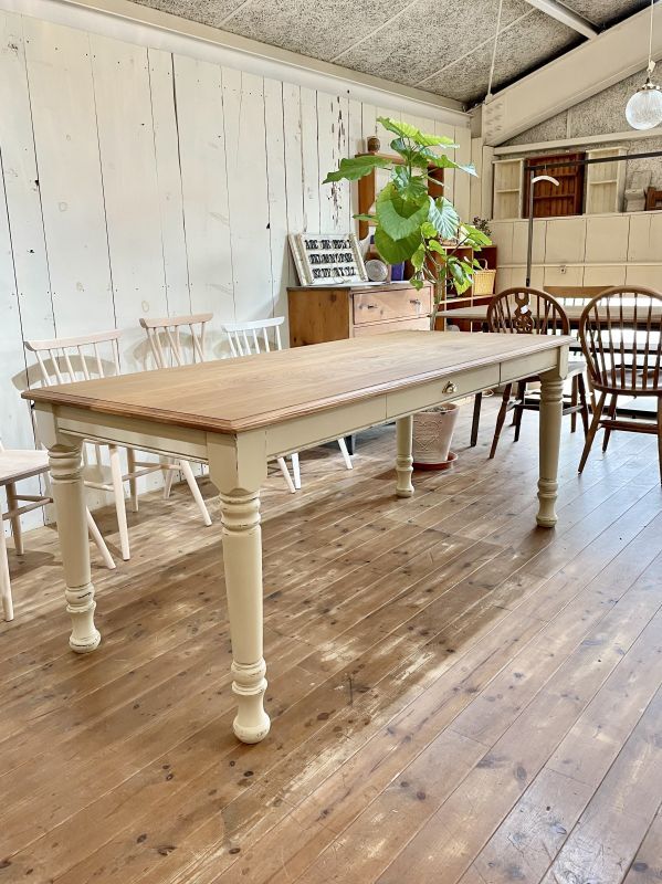 フランス アンティーク French oak Table テーブル カウンター